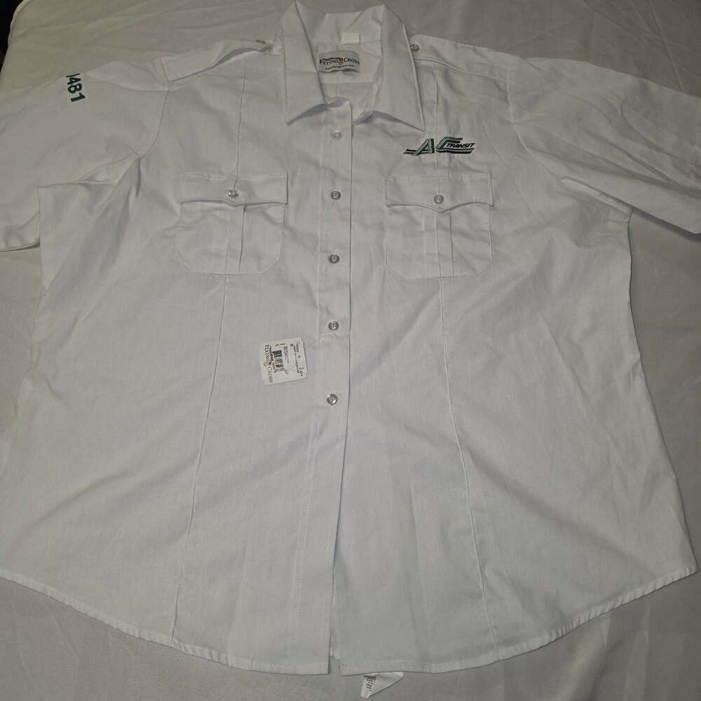 Flying Cross AC Transit Ladies S/S Blouse Duro Poplin Size 52